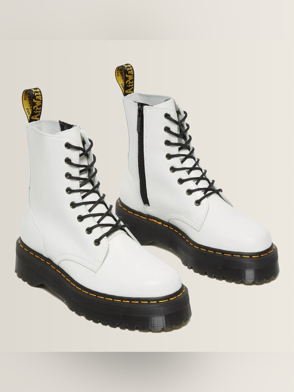 Dr. Martens Jadon Platform Boot in White